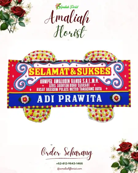 Papan Bunga Ucapan Selamat Kalibeji